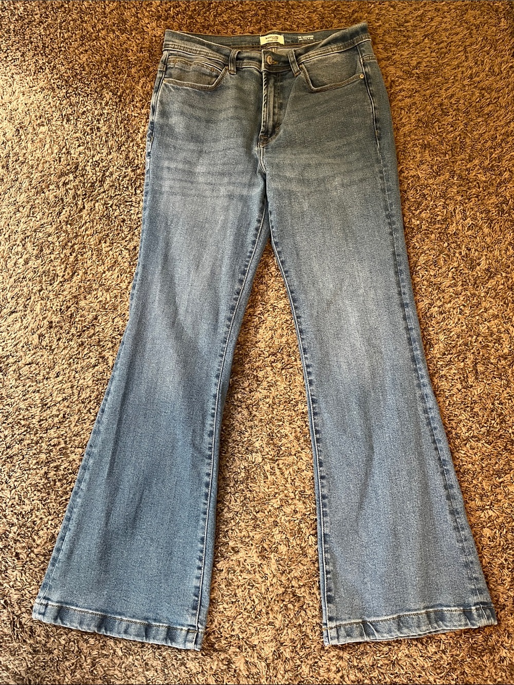 Kensie Women's Light Blue Flare Jeans